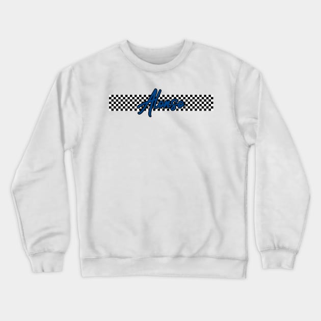 Race Flag Design - Fernando Alonso 2021 Crewneck Sweatshirt by GreazyL